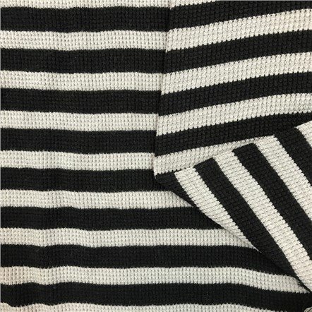 50d High Stretch Yarn Polyester Waffle Fabric for Garment
